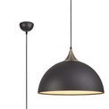 Alicia 50cm Large Pendant, 1 x E27, Graphite/Satin Nickel additional 3