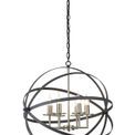 Gale Pendant, 6 x E14, Anthracite/Satin Nickel additional 6