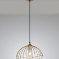 Brenda Dome Pendant, 1 x E27, Painted Gold additional 1