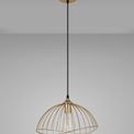 Brenda Dome Pendant, 1 x E27, Painted Gold additional 2