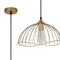 Brenda Dome Pendant, 1 x E27, Painted Gold additional 5