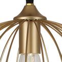Brenda Dome Pendant, 1 x E27, Painted Gold additional 6