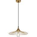 Brenda Shallow Pendant, 1 x E27, Painted Gold additional 6