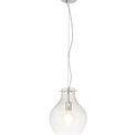Zelda Pendant 28cm Round, 1 x E27, Chrome &amp; Clear additional 7