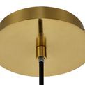 Kerry Pendant 15cm Dome, 1 x E27 (Max 20W), Ancient Brass &amp; Clear additional 6