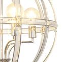 Christina Large Round Pendant, 6 Light E27, Polished Nickel additional 8