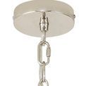Christina Large Round Pendant, 6 Light E27, Polished Nickel additional 9