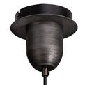 Angela Suspension Kit, 1 x E27, Aged Pewter/Matt Black additional 4
