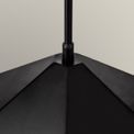 Isla Single Pendant, 1 Light Adjustable E27, Matt Black/Gold Inner additional 9