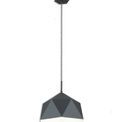 Isla Single Pendant, 1 Light Adjustable E27, Graphite/White Inner additional 4
