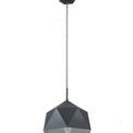 Isla Single Pendant, 1 Light Adjustable E27, Graphite/White Inner additional 3