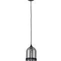 Kerry Pendant 15cm Dome, 1 x E27 (Max 20W), Matt Black &amp; Smoke additional 4