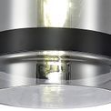 Kerry Pendant 15cm Dome, 1 x E27 (Max 20W), Matt Black &amp; Smoke additional 6