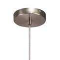 Alysia 1 Light Pendant E27 With 35cm Tiffany Shade, Cream/Grey/Crystal Centre/Satin Nickel Brass Trim/Satin Nickel additional 13
