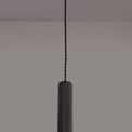 Sienna 1 Light 30cm Pendant Light GU10, Sand Black/Acrylic Ring additional 1
