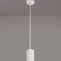 Sienna 1 Light 11cm Pendant Light GU10, Sand White/Acrylic Ring additional 1