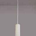 Sienna 1 Light 20cm Pendant Light GU10, Sand White/Acrylic Ring additional 2