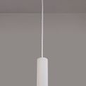 Sienna 1 Light 20cm Pendant Light GU10, Sand White/Acrylic Ring additional 1