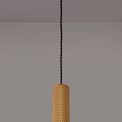 Sienna 1 Light 20cm Pendant Light GU10, Champagne Gold/Acrylic Ring additional 1