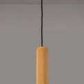 Sienna 1 Light 30cm Pendant Light GU10, Champagne Gold/Acrylic Ring additional 1