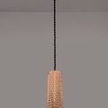 Sienna 1 Light 20cm Pendant Light GU10, Rose Gold/Acrylic Ring additional 2