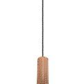 Sienna 1 Light 20cm Pendant Light GU10, Rose Gold/Acrylic Ring additional 4