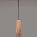 Sienna 1 Light 30cm Pendant Light GU10, Rose Gold/Acrylic Ring additional 2