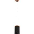 Sienna 1 Light 11cm Pendant Light GU10, Rose Gold/Sand Black additional 3