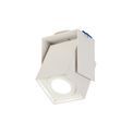Diana Adjustable Square Spotlight, 1 Light GU10, Sand White, Cut Out: 62mm additional 3