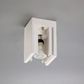 Ivy Square Ceiling, 1 x GU10 (Max 25W), White Paintable Gypsum additional 2