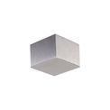 Petra Spotlight 9cm Square 1 x 10W LED, 3000K, 700lm, Satin Aluminium, additional 11