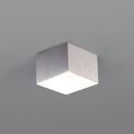 Petra Spotlight 9cm Square 1 x 10W LED, 3000K, 700lm, Satin Aluminium, additional 3