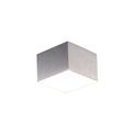 Petra Spotlight 9cm Square 1 x 10W LED, 3000K, 700lm, Satin Aluminium, additional 10