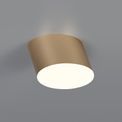 Petra Spotlight 10.5cm Round 1 x 10W LED, 3000K, 700lm, Satin Gold, additional 1
