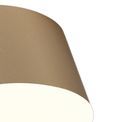 Petra Spotlight 10.5cm Round 1 x 10W LED, 3000K, 700lm, Satin Gold, additional 8