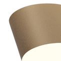 Petra Spotlight 10.5cm Round 1 x 10W LED, 3000K, 700lm, Satin Gold, additional 7