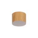 Petra Spotlight 10.5cm Round 1 x 10W LED, 3000K, 700lm, Pine Wood, additional 10