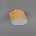 Petra Spotlight 10.5cm Round 1 x 10W LED, 3000K, 700lm, Pine Wood, additional 2