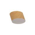 Petra Spotlight 10.5cm Round 1 x 10W LED, 3000K, 700lm, Pine Wood, additional 9