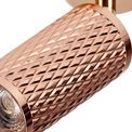 Sienna Surface Mounted Spot Light, 1 x GU10, Rose Gold additional 7