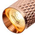 Sienna Surface Mounted Spot Light, 1 x GU10, Rose Gold additional 6