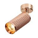 Sienna Surface Mounted Spot Light, 1 x GU10, Rose Gold additional 5