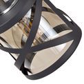Naomi Matt Grey/Polished Chrome/Cognac Spotlight Round Light (3 E14) additional 6