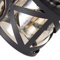 Naomi Matt Grey/Polished Chrome/Cognac Spotlight Round Light (3 E14) additional 5