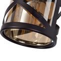Naomi 1 Light Switched Spotlight E14, Oiled Bronze/Polished Chrome/Amber additional 7