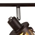 Naomi 4 Light Linear Bar Spotlight E14, Oiled Bronze/Polished Chrome/Amber additional 8