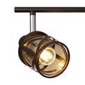 Naomi 4 Light Linear Bar Spotlight E14, Oiled Bronze/Polished Chrome/Amber additional 5