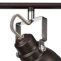 Tatum Adjustable Linear Bar Spotlight, 4 x GU10 (Max 10W LED), Oiled Bronze/Polished Chrome additional 6