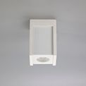 Ivy 1 Light Square Ceiling GU10, White Paintable Gypsum With Matt White Cover additional 4