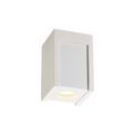 Ivy 1 Light Square Ceiling GU10, White Paintable Gypsum With Matt White Cover additional 5